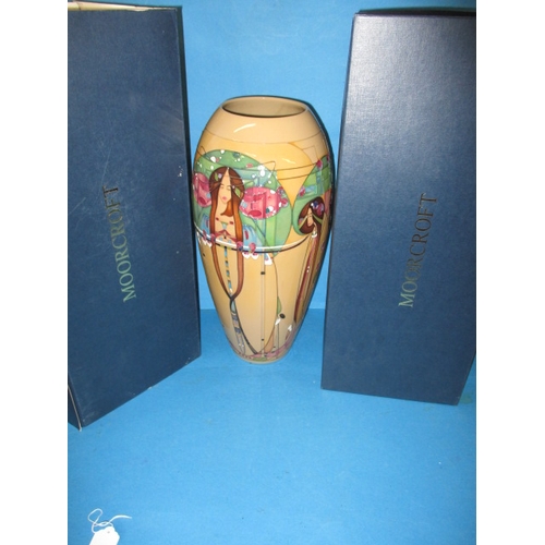 281 - A large Moorcroft “The May Queen” vase, approx. height 46cm, inspired by Charles Rennie Mackintosh s... 