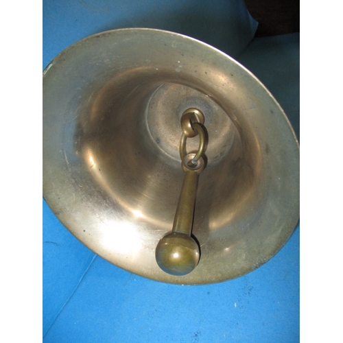 300 - A Victorian hand school bell, approx. height 34cm,in good condition (B)