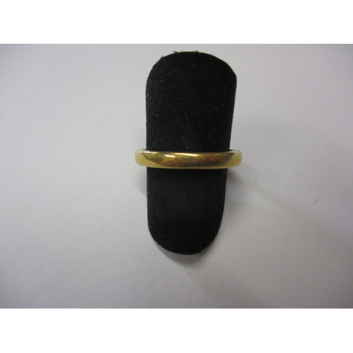 52 - A vintage 22ct gold and platinum wedding band, approx. ring size ‘N+’ approx. width 2.9mm, approx. w... 