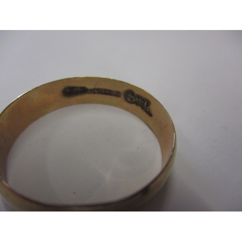 53 - A vintage 9ct yellow gold wedding band, approx. ring size ‘W+’ approx. width 5.9mm approx. weight 3.... 