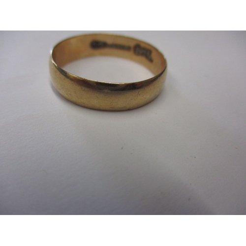 53 - A vintage 9ct yellow gold wedding band, approx. ring size ‘W+’ approx. width 5.9mm approx. weight 3.... 