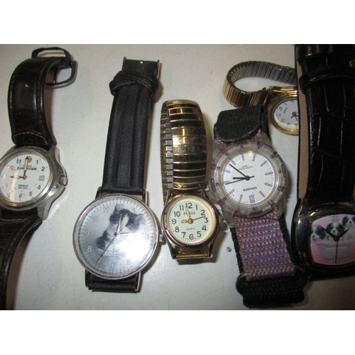 211 - A parcel of vintage costume jewellery and watches, all in used condition and watches not tested as t... 