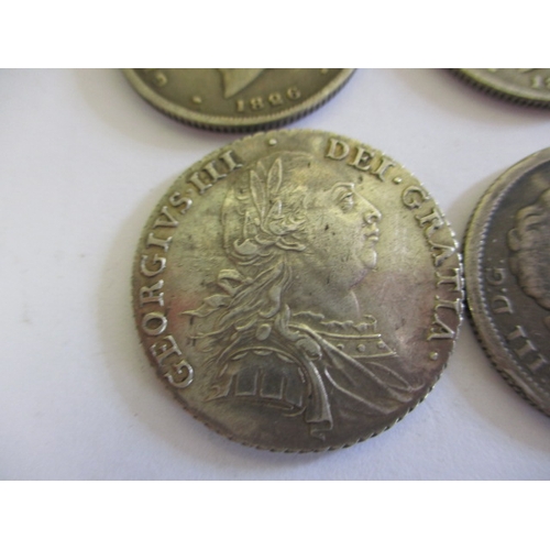 171 - A parcel of Georgian and later silver coins, all circulated with some very fine grades, approx. gros... 