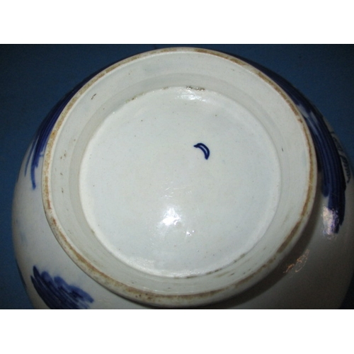 232 - Two antique Worcester blue & White bowls and a later example, approx. diameter of largest 20cm, no o... 