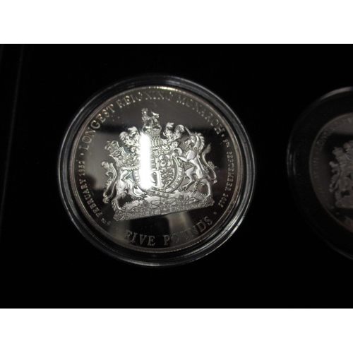 172 - 4 Jubilee mint proof silver collectors coins, to include a 5 oz penny black 175th anniversary coin, ... 