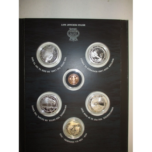 173 - A London mint office 6 coin set, to include a gold half sovereign, all in mint condition with paperw... 