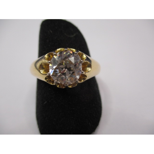 22 - An 18ct yellow gold diamond solitaire ring, approx. ring size ‘V’, approx. weight 8.92g, approx. dia... 