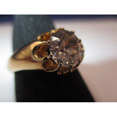 22 - An 18ct yellow gold diamond solitaire ring, approx. ring size ‘V’, approx. weight 8.92g, approx. dia... 