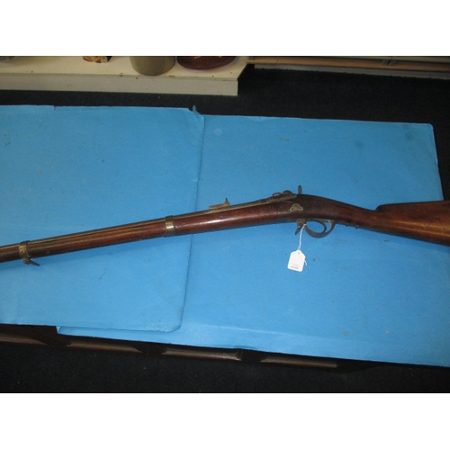 253 - An antique Chassepot Fusil model 1866 rifle, marked to stock and action, in used condition, approx. ... 