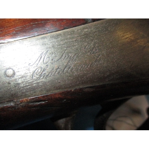 253 - An antique Chassepot Fusil model 1866 rifle, marked to stock and action, in used condition, approx. ... 