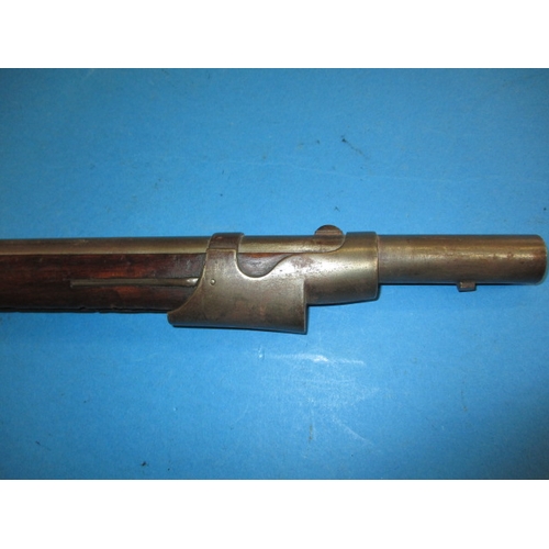 253 - An antique Chassepot Fusil model 1866 rifle, marked to stock and action, in used condition, approx. ... 