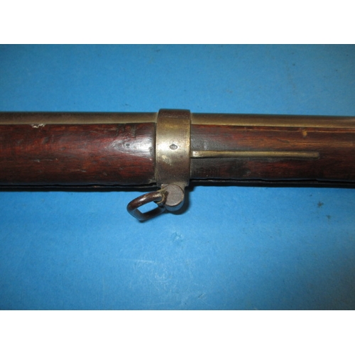 253 - An antique Chassepot Fusil model 1866 rifle, marked to stock and action, in used condition, approx. ... 