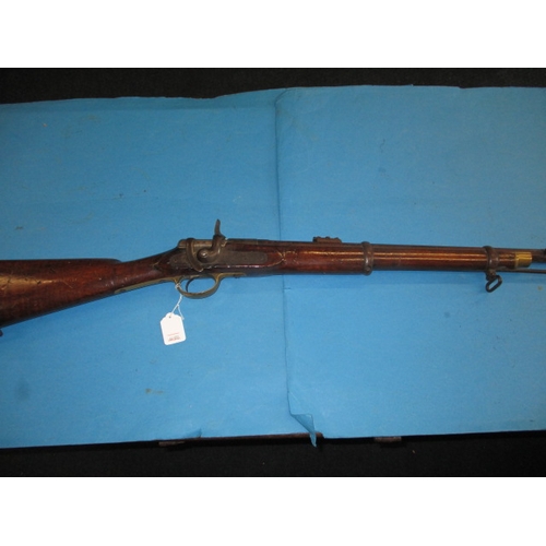 254 - An antique Albini Braendlin model infantry rifle, marked Mayall’s patent, having 11mm trapdoor actio... 