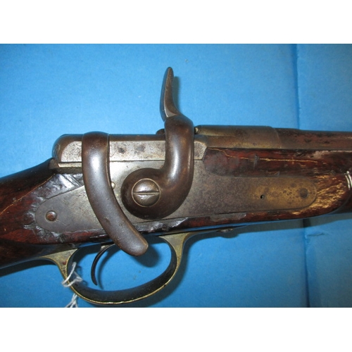 254 - An antique Albini Braendlin model infantry rifle, marked Mayall’s patent, having 11mm trapdoor actio... 