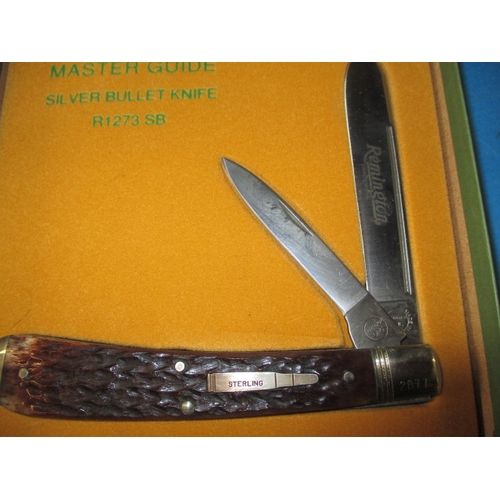 268 - Two limited edition collectors pocket knives by Remington, both in unused condition with original bo... 