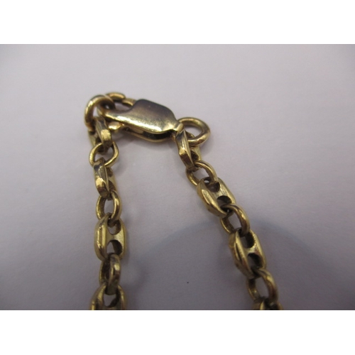 70 - A 9ct gold necklace and pendent, approx. Linear length of chain 50cm, approx. gross parcel weight 18... 