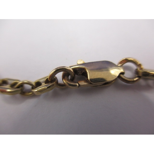 70 - A 9ct gold necklace and pendent, approx. Linear length of chain 50cm, approx. gross parcel weight 18... 