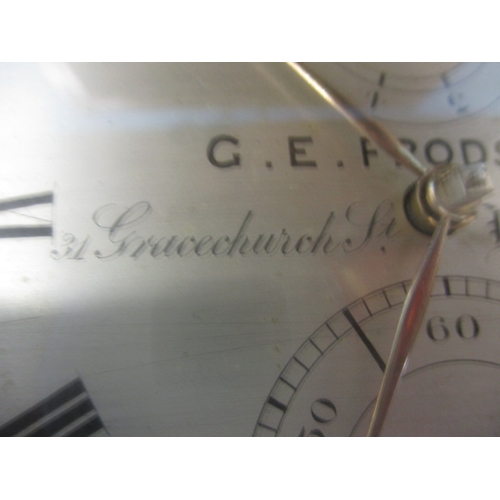 299 - A 19th century G E Frodsham 8-day marine chronometer, no 8011, in working order, fully overhauled ab... 