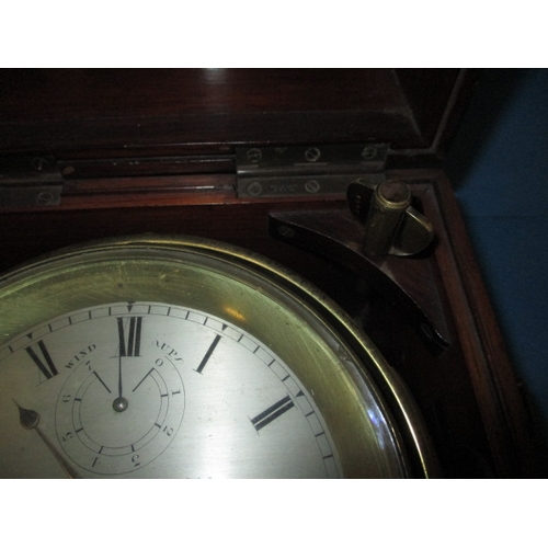 299 - A 19th century G E Frodsham 8-day marine chronometer, no 8011, in working order, fully overhauled ab... 