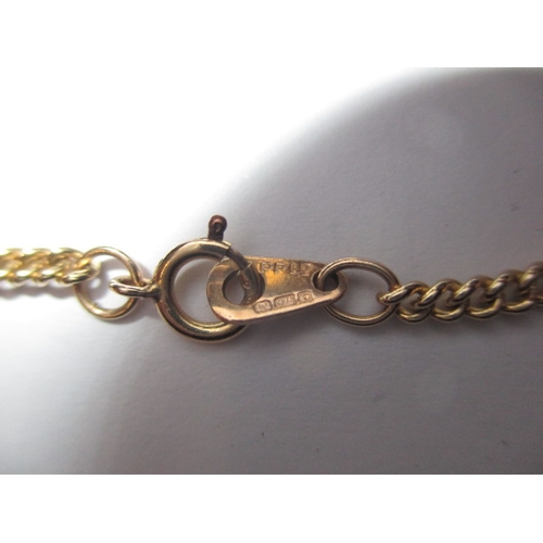 73 - A 9ct yellow gold necklace with heart shape locket pendant, approx. linear length of chain 50cm, app... 