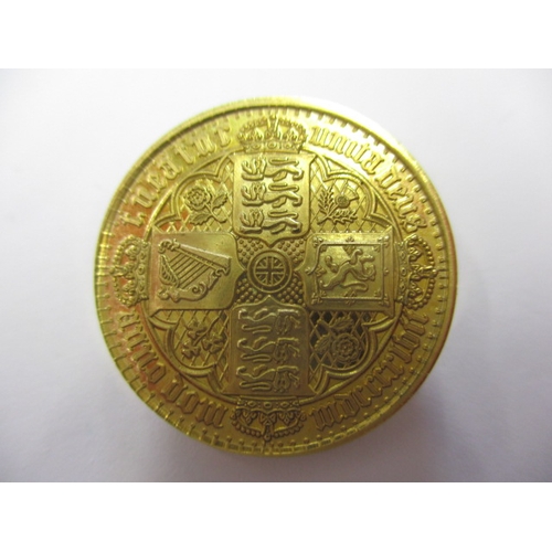 140 - A Victoria gothic head pattern sovereign, in uncirculated condition, approx. weight 7.14g