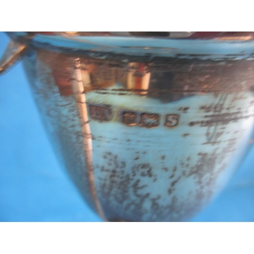 189 - A 1960s Sterling silver golf trophy, approx. silver weight without base and mount 295g approx. heigh... 