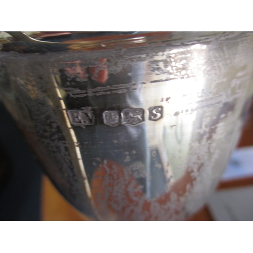 189 - A 1960s Sterling silver golf trophy, approx. silver weight without base and mount 295g approx. heigh... 