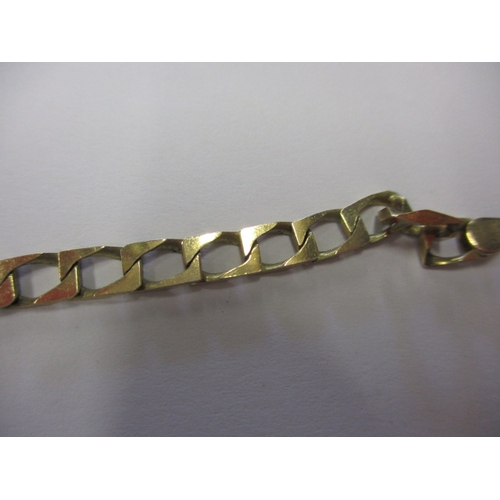 77 - A vintage 9ct yellow gold necklace chain, approx. linear length 50cm, in useable pre-owned condition... 