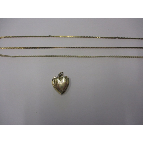 79 - Two 9ct gold necklace chains, each approx. 40cm linear length, both in useable pre-owned condition, ... 