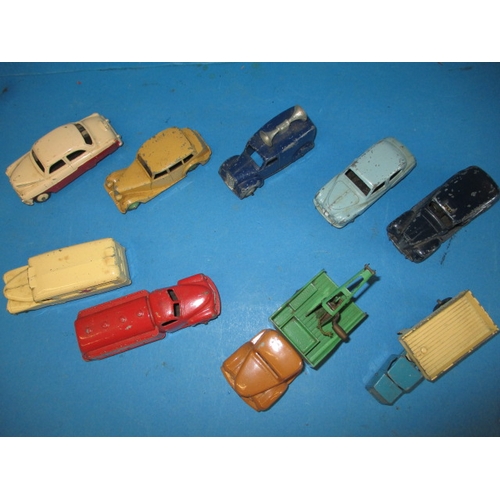 290 - A parcel of vintage Dinky die-cast model vehicles, all in good play worn condition (B)