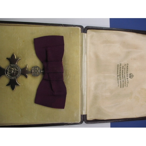 270 - A boxed OBE medal, reportedly the first issued to a woman, no name or papers