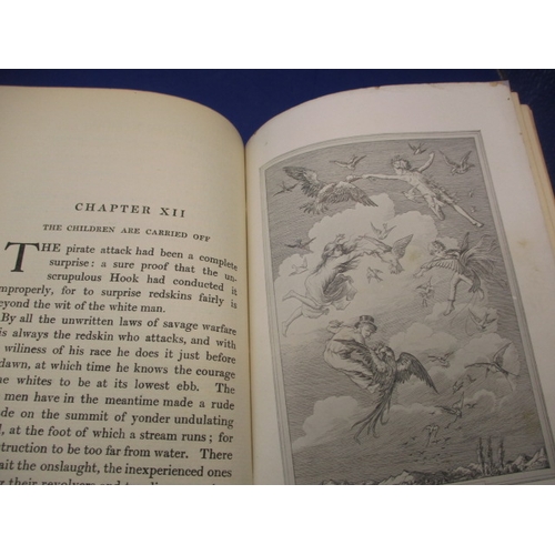 237 - Peter and Wendy hardback first edition by J M Barrie, dated 1911, in used condition with bumping to ... 