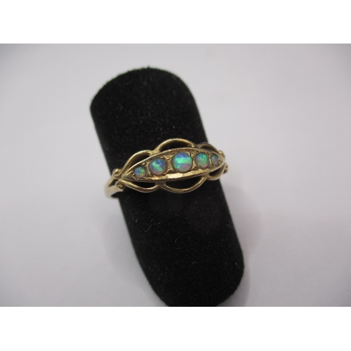 41 - A vintage 9ct yellow gold opal ring, approx. ring size ‘P’, approx. weight 1.83g, in good useable pr... 