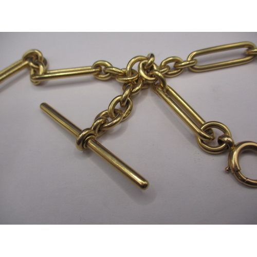 94 - An antique 18ct yellow gold Albert chain, approx. linear length 47cm, approx. weight 98.5g, in good ... 