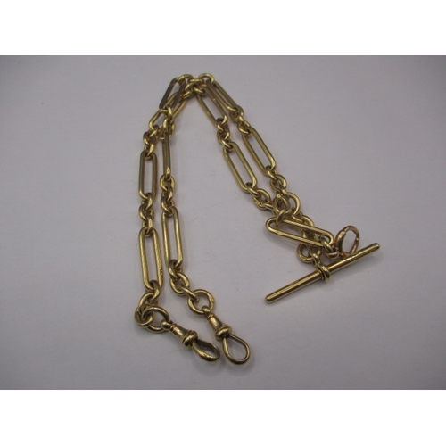 94 - An antique 18ct yellow gold Albert chain, approx. linear length 47cm, approx. weight 98.5g, in good ... 