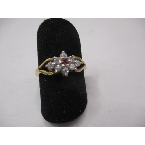 17 - A 9ct yellow gold dress ring, approx. ring size ‘N’, approx. weight 2.2g in good useable pre-owned c... 