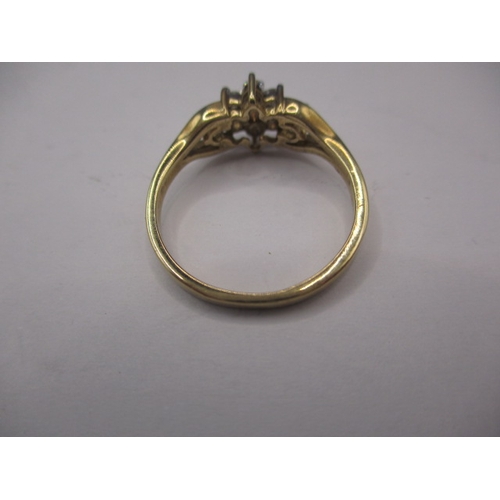 17 - A 9ct yellow gold dress ring, approx. ring size ‘N’, approx. weight 2.2g in good useable pre-owned c... 