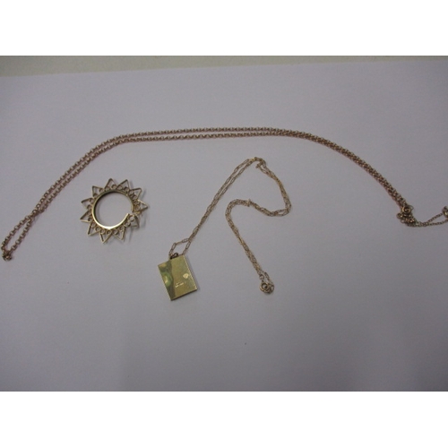 91 - A parcel of gold and yellow metal items, approx. gross parcel weight 16.1g all in pre-owned conditio... 