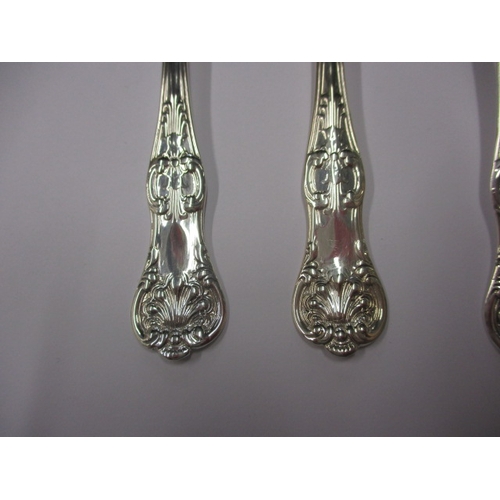 196 - Six antique sterling silver tea spoons, approx. parcel weight 113g in good pre-owned condition with ... 