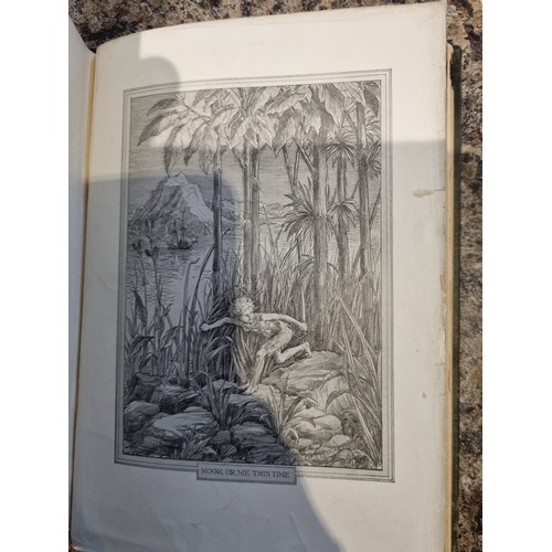 237 - Peter and Wendy hardback first edition by J M Barrie, dated 1911, in used condition with bumping to ... 