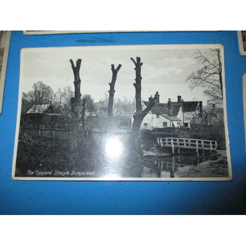 20 - A quantity of vintage postcards to include views of Steeple Bumpstead, all in used condition