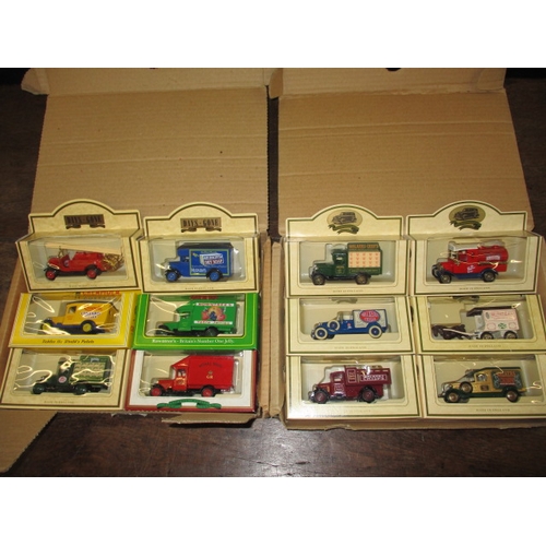 24 - 12 die-cast model vehicles, all box and un-used