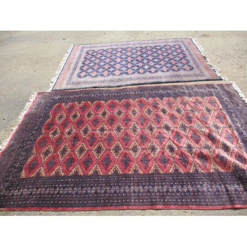 30 - Two vintage wool rugs, approx. sizes 280x180cm and 250x180cm both in useable pre-owned condition