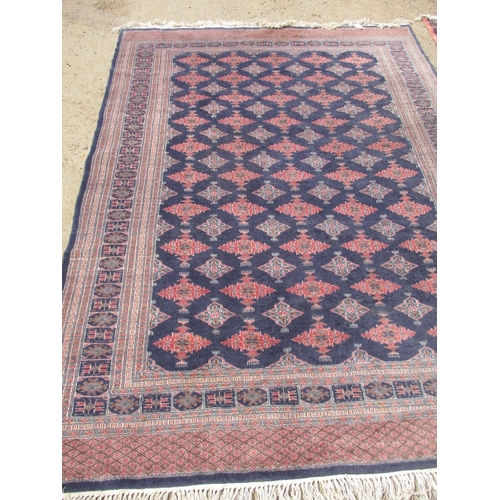 30 - Two vintage wool rugs, approx. sizes 280x180cm and 250x180cm both in useable pre-owned condition