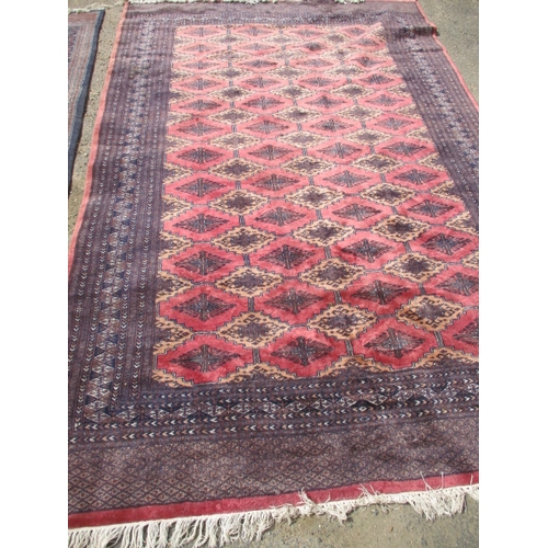 30 - Two vintage wool rugs, approx. sizes 280x180cm and 250x180cm both in useable pre-owned condition