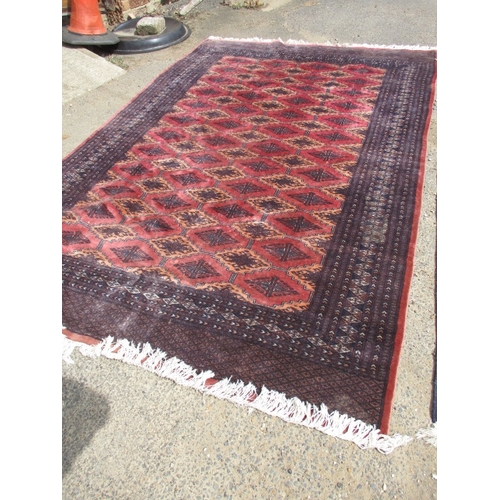 30 - Two vintage wool rugs, approx. sizes 280x180cm and 250x180cm both in useable pre-owned condition