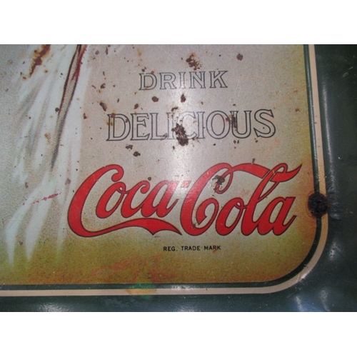 32 - A genuine 1930s Coco Cola  drinks tray, approx. size 33.5 x27.5cm, having some age-related marks