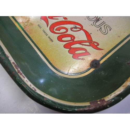 32 - A genuine 1930s Coco Cola  drinks tray, approx. size 33.5 x27.5cm, having some age-related marks