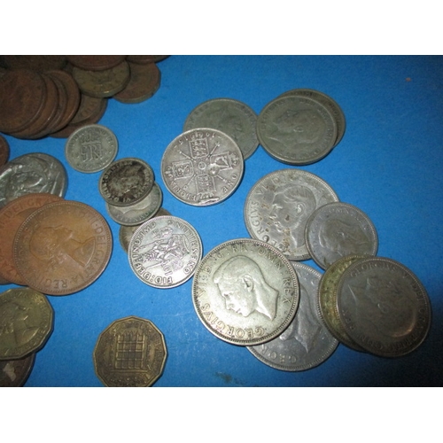 37 - A parcel of vintage world coins, to include some part-silver examples, all in circulated condition