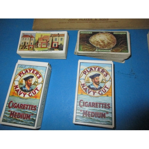 44 - A quantity of vintage cigarette cards, to include some sets in albums, all in used condition